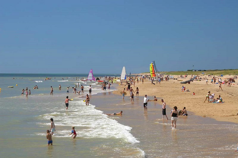 belle plage de la côte atlantique