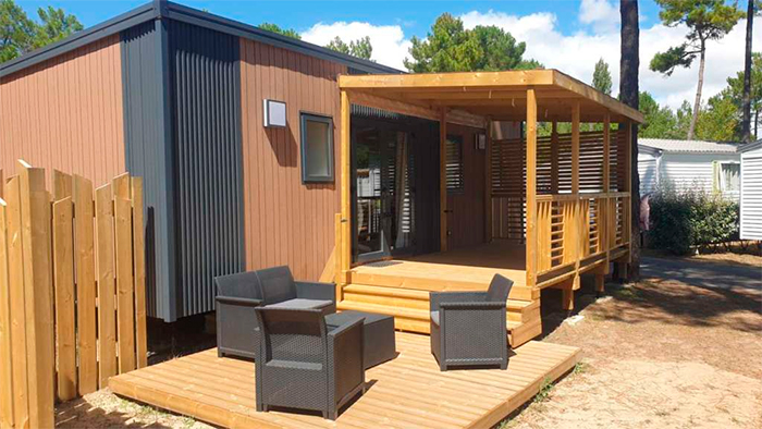 location sur un camping proche des pistes cyclables sur la Vendée