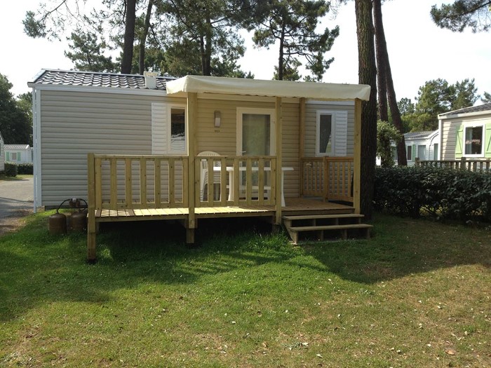 mobil-home Camping nature avec toboggan saint jean de monts