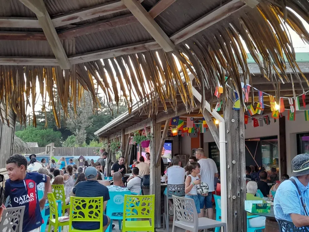 Bar restaurant camping le california saint jean de monts en vendée