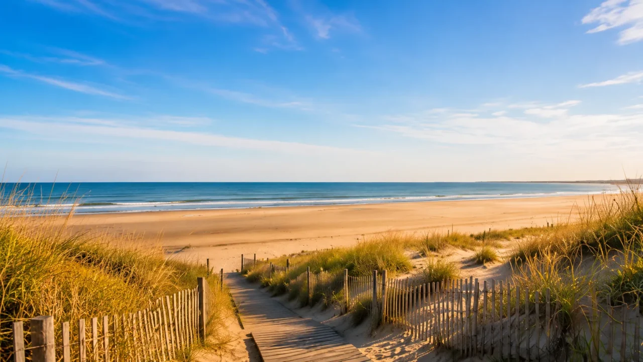 Plage de saint jean de monts en Vendée