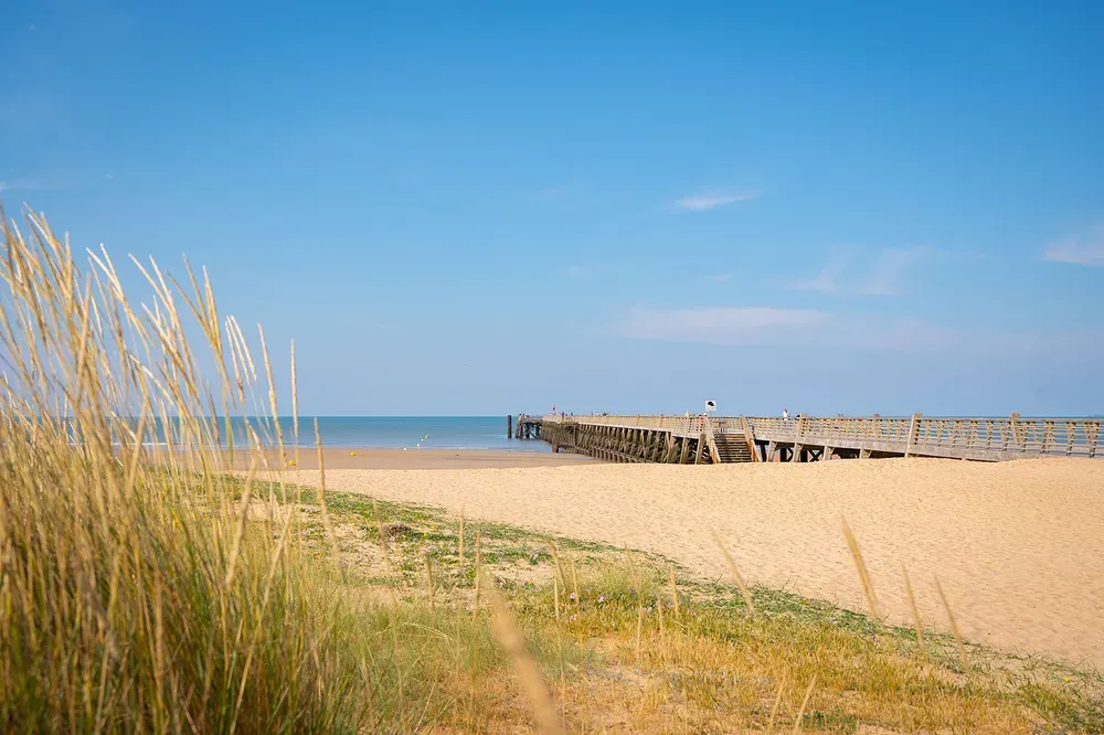 Cabines de plage à Saint Jean de Monts - camping 4* le California